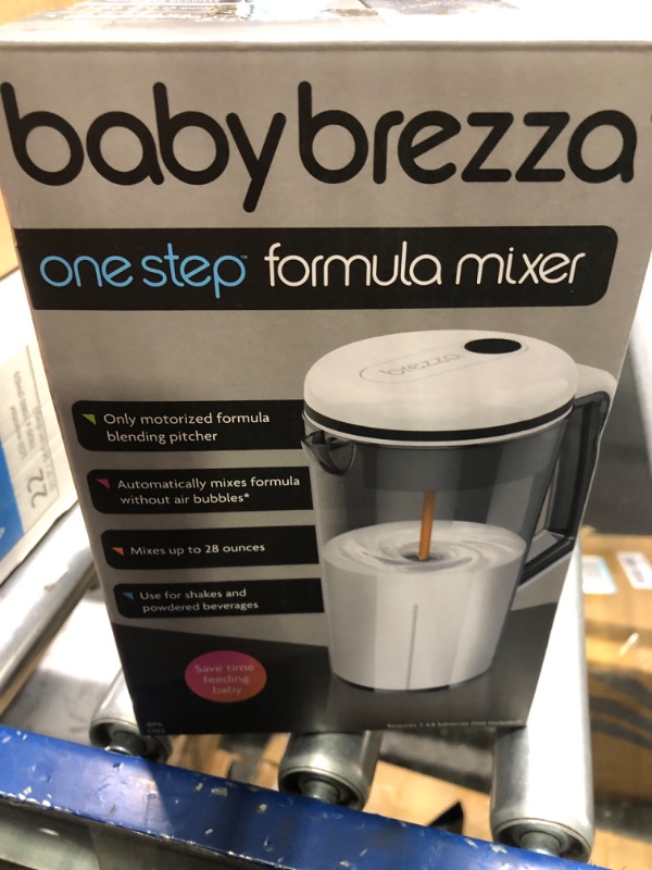 Photo 1 of Baby Brezza One Step Motorized Baby Formula Mixer Pitcher – No Air Bubble Electric Mixing For Infant Formula Powder For Baby Bottles - Large Capacity, Mix 28oz Of Formula - Portable For Travel