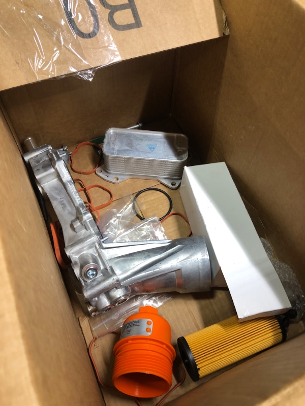 Photo 1 of Dorman 926-959 Upgraded Aluminum Engine Oil Filter Housing with Oil Cooler and Filter Compatible with Select Models (OE FIX)