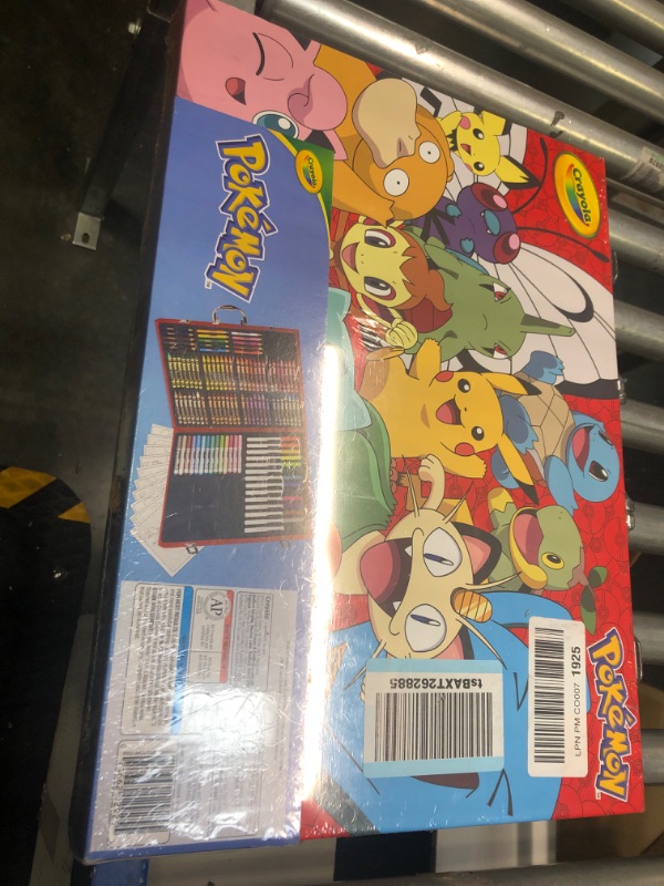 Photo 2 of Crayola Pokémon Imagination Art Set (115pcs), Kids Art Kit, Includes Pokemon Coloring Pages, Pokemon Gifts for Kids, Ages 5+