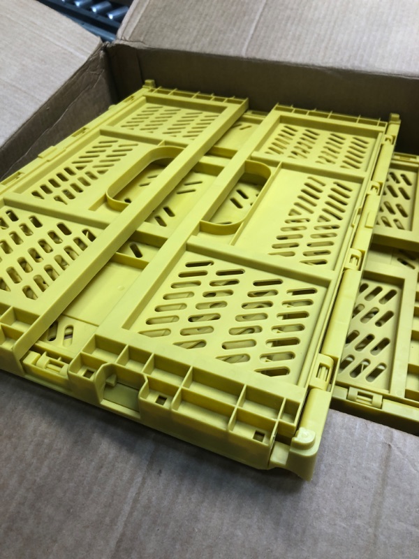 Photo 4 of 8  Sprouts Modern Folding Crate - Large - Yellow Yellow Large