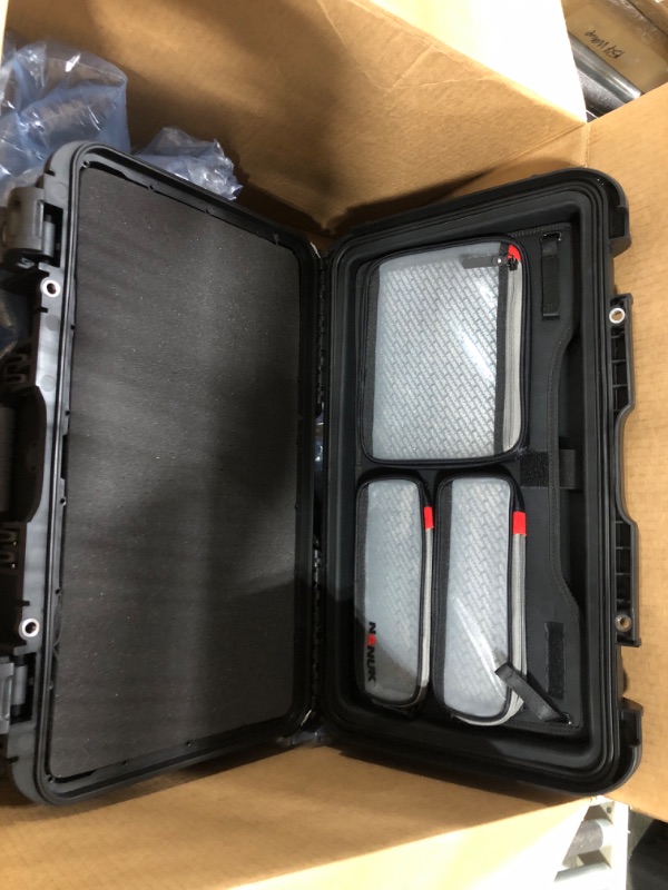 Photo 1 of Nanuk 935 Waterproof Carry-On Hard Case with Lid Organizer and Padded Divider w/ Wheels - Black Black Padded Divider W/ Lid Organizer Case