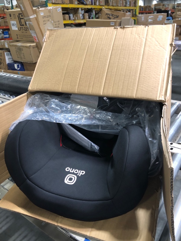 Photo 1 of Diono Cambria 2 XL 2022, Dual Latch Connectors, 2-in-1 Belt Positioning Booster Seat, High-Back to Backless Booster with Space and Room to Grow, 8 Years 1 Booster Seat, Black NEW! Black