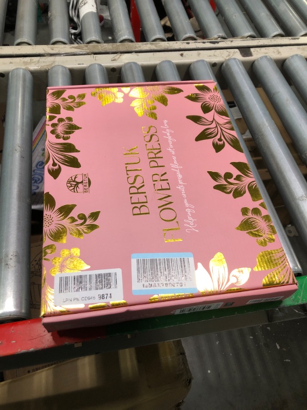 Photo 1 of Berstuk Extra Large Flower Press Kit for Adults - This Big Flower Preservation Kit Measures 15" x 11.4" - Our Plant Press & Leaf Press is a Great Gift for Arts and Crafts Lovers XL Beige