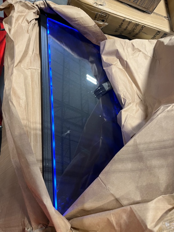 Photo 1 of Slsy Illuminated LED Message Writing Board, 20"X28" Erasable Neon Effect Menu Sign Board with 8 Fluorescent Makers, 26 Flashing Modes, Remote Control Message Board 28'' X 20''