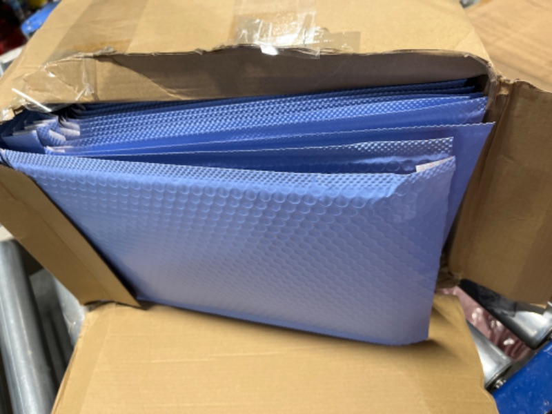 Photo 2 of Famagic Bubble Mailers 8.5x12 Inch 70pc Light Blue Shipping Bags, Chic Packaging Bags For Small Business, Colored Padded Mailing Envelopes, Opaque Matte Self Seal Bubble Poly Mailers Bulk #2 Light Blue 8.5x12 Inches