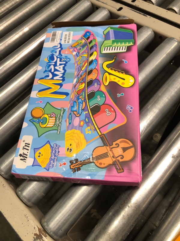 Photo 1 of Baby Musical Mats with 25 Music Sounds, Musical Toys Floor Piano Keyboard Mat for Toddlers, Kids Dance Mat Carpet Blanket Touch Playmat Early Education Baby Toys Gift for 1 2 3 4 5 Year Old Boys Girls Instrument Piano Mat