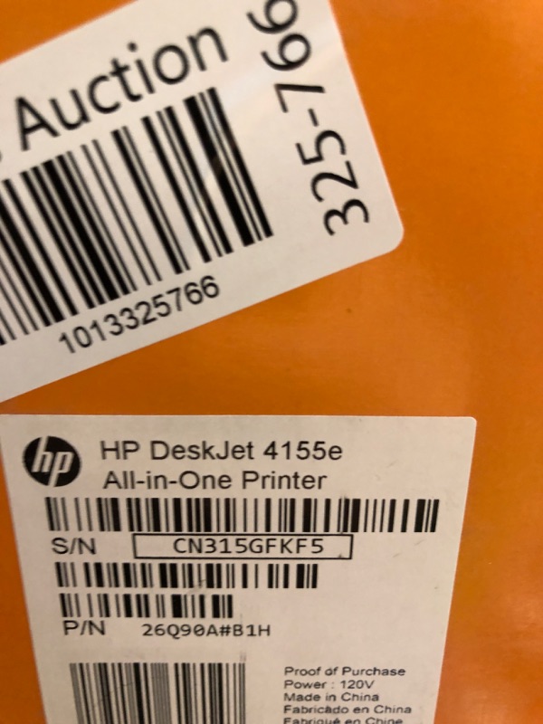 Photo 4 of HP DeskJet 4155e Wireless Color All-in-One Printer & 67XL Tri-Color High-Yield Ink Cartridge | 3YM58AN & 67XL Black High-Yield Ink Cartridge | 3YM57AN Printer 