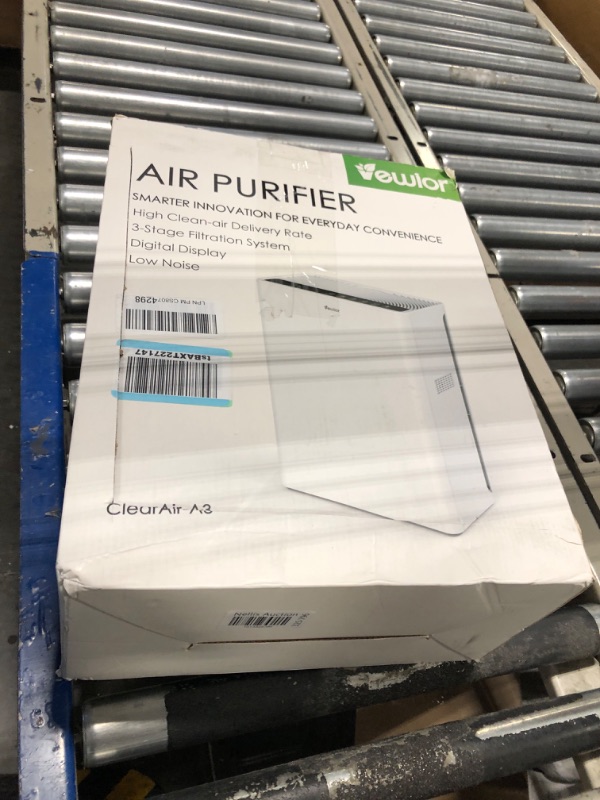 Photo 1 of Air Purifier, Home Air Purifiers For Large Room Up To 1620 sq.ft, VEWIOR H13 True HEPA Air Filter With 5 Timer Settings 3 Fan Speeds, Ultra-Quiet Air Cleaner For Pets Dander Hair Smoke Smell Pollen