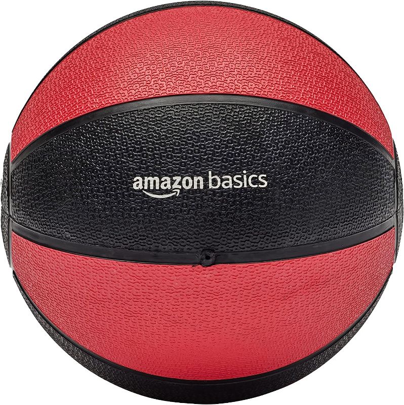 Photo 1 of Amazonbasics 8 Pound Medicine Ballexercise Ballworkout Ballred/blacknwot