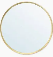 Photo 1 of 16inch round gold frame mirror