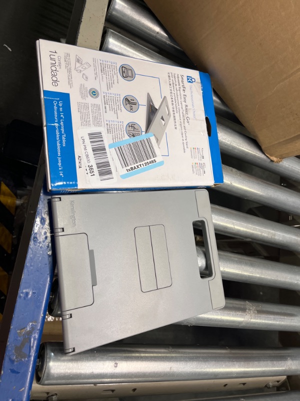 Photo 1 of Kensington SmartFit Easy Riser Go Adjustable Ergonomic Laptop Riser and Cooling Stand for up to 14" Laptops (K50421WW)
