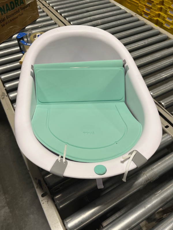 Photo 1 of 4-in-1 Grow-with-Me Bath Tub by Frida Baby Transforms Infant Bathtub to Toddler Bath Seat with Backrest for Assisted Sitting in Tub
