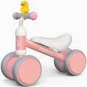 Photo 1 of Baby Balance Bike Toys for 18-36 Months Kids Toy Boy and Girls Gifts Toddler Best First Birthday Gift Children Walker No Pedal Infant 4 Wheels Bicycle … (pink)