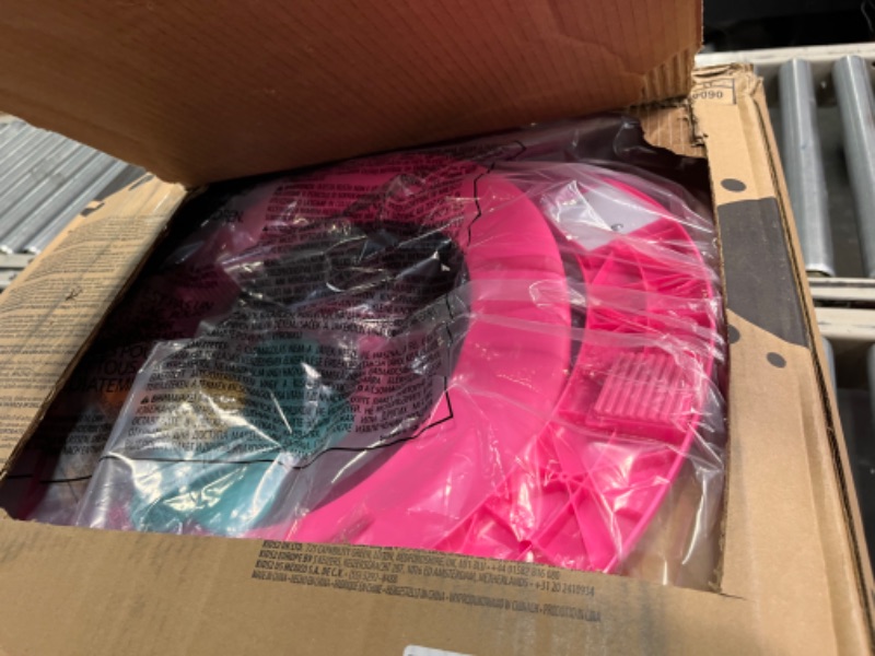 Photo 1 of Bright Starts Around We Go 2-in-1 Walk-Around Baby Activity Center & Table, Tropic Coral, Ages 6 Months+ Pink Activity Center & Table