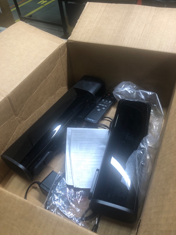 Photo 1 of MZEIBO Sound Bars for TV, Bluetooth Soundbar for TV, 50W TV Sound Bar with 4 Drivers and Remote Control, Home Audio TV Speakers Sound Bar with ARC/Optical/AUX Connect