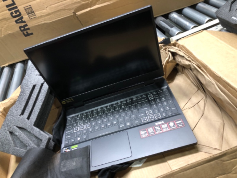 Photo 3 of Acer 2023 Nitro 5 AN515 Gaming Laptop: Ryzen 7 6800H, NVidia RTX 3070 Ti, 1TB SSD, 16GB DDR5 RAM, 15.6'' QHD 165Hz Display, Black 16GB DDR5 RAM 1TB SSD