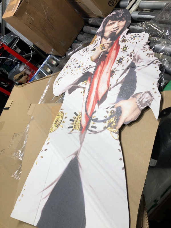 Photo 3 of Advanced Graphics Elvis Presley Life Size Cardboard Cutout Standup Elvis 4