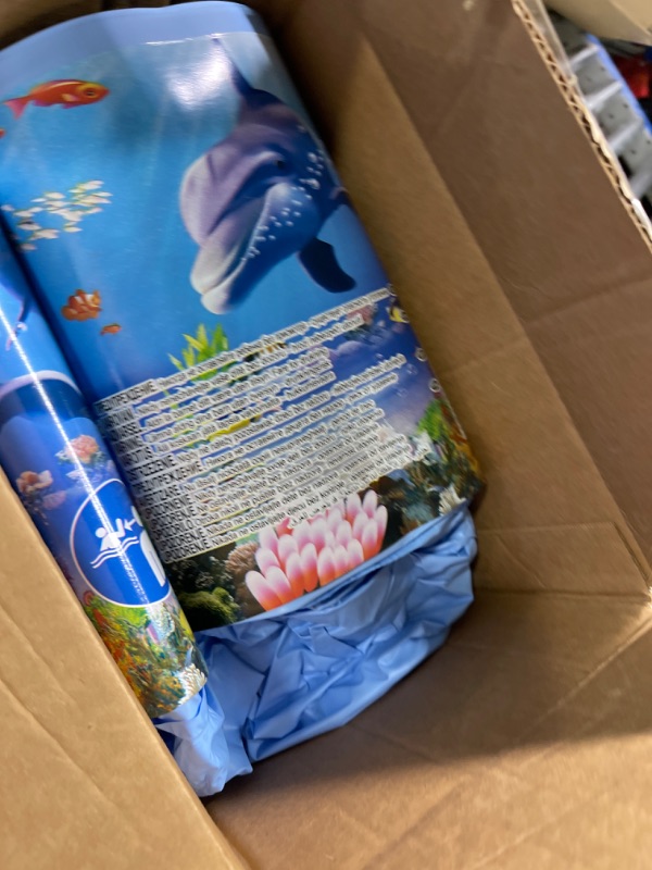 Photo 1 of Nuwai Kiddie Pool, 5FT X10 Foldable PVC Non-Inflatable pet Pool, Children's Hard Plastic Pool, Backyard Portable Summer Fun Toy pet Supplies 5FT (60" x 2510")