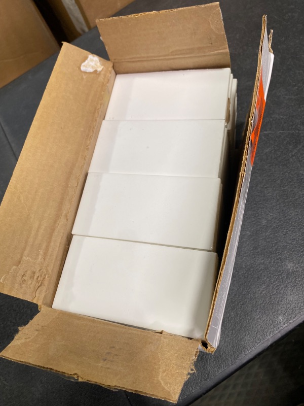 Photo 1 of Restore 3 in. x 6 in. Ceramic Bright White Subway Tile Bright White