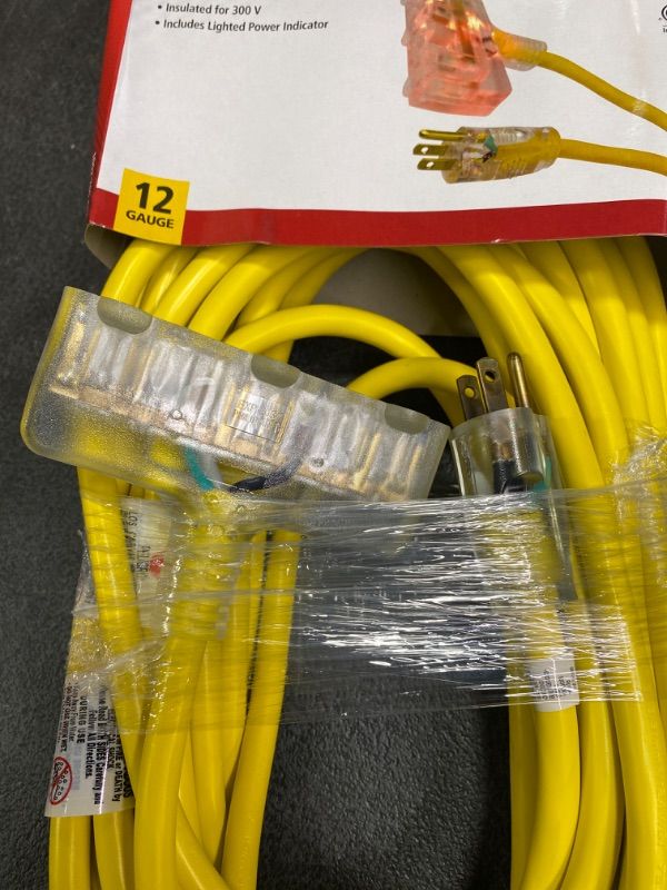 Photo 1 of HUSKY 50 ft. 12/3 Extension Cord