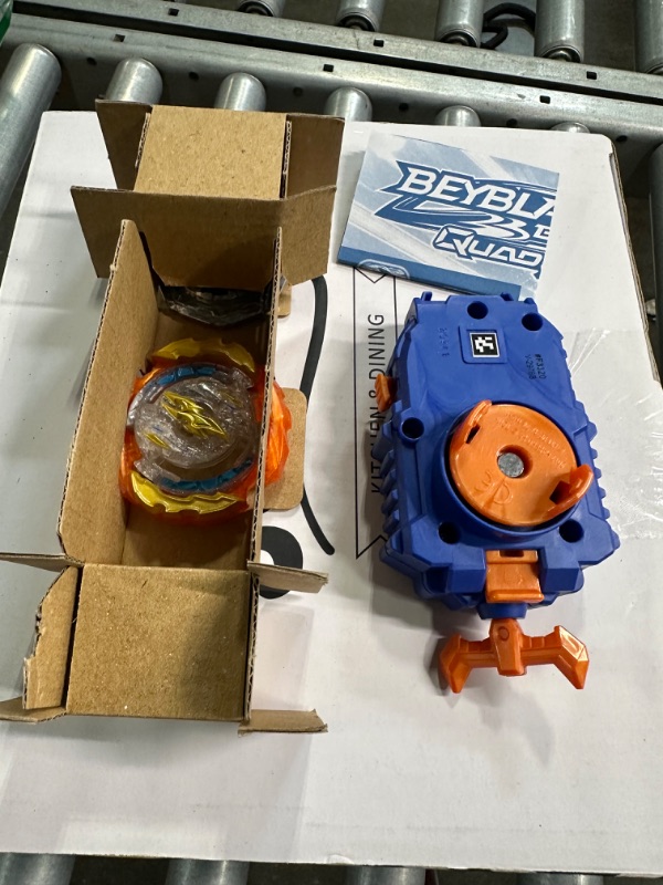 Photo 3 of Beyblade Burst QuadDrive Cyclone Fury String Launcher Set -- Battle Game Set with String Launcher and Right-Spin Battling Top Toy