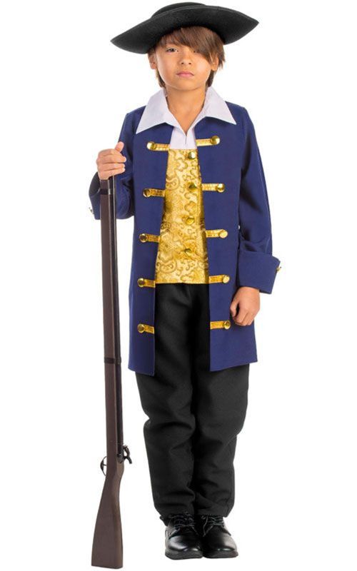 Photo 1 of colonial solder kids costume