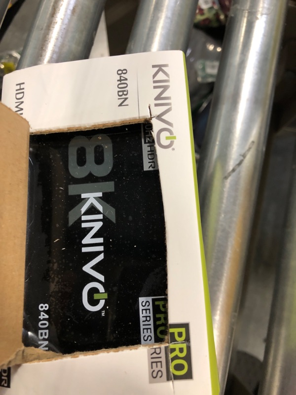 Photo 1 of Kinivo 8K HDMI Switch with Remote 4 in 1 Out (4 Port, 8K 60Hz, 4K 120Hz HDMI Switcher, 48Gbps, HDR 10+, Dolby Atmos, HDCP 2.3) - HDMI 2.1 Switch Box Compatible with HDTV, PS5, PS4, Xbox, Apple TV 8K - 4 Port