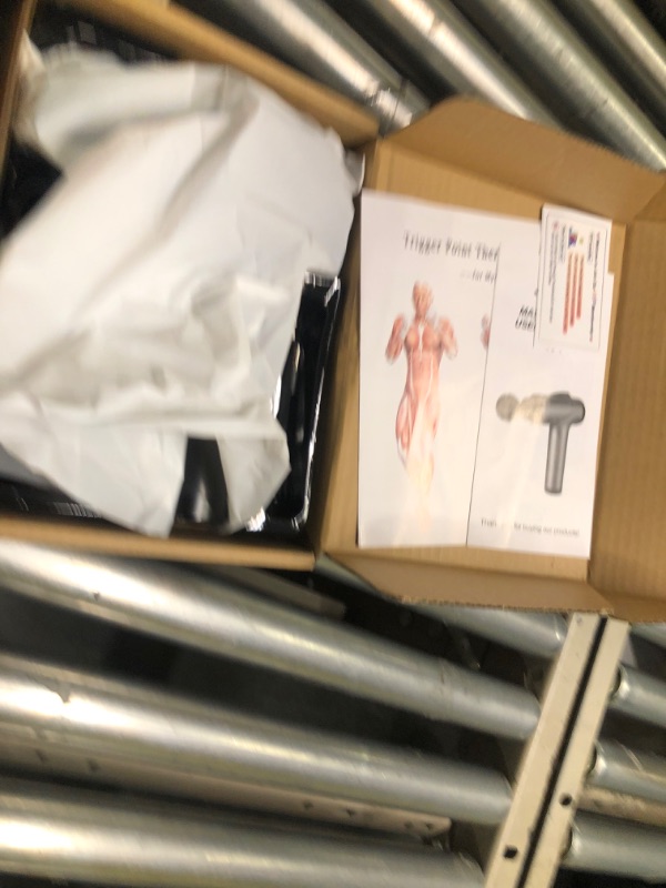 Photo 1 of **USED** OLsky Massage Gun Deep Tissue, Handheld Electric Muscle Massager, High Intensity Percussion Massage Device for Pain Relief with 10 Attachments & 30 Speed(Black)
