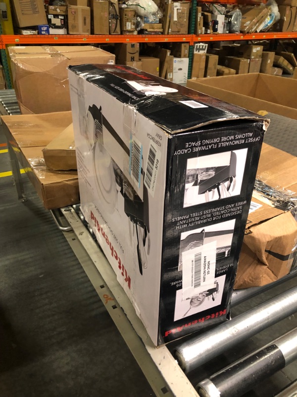 Photo 1 of KitchenAid Full Size Stainless Steel Dish-Drying Rack, 20.47-Inch, Charcoal Charcoal Full Size