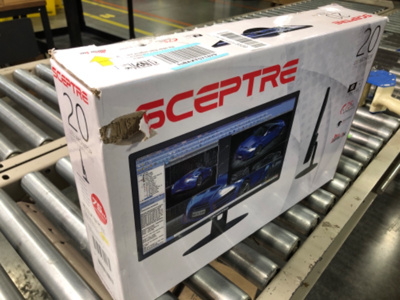 Photo 2 of Sceptre 20" 1600x900 75Hz Ultra Thin LED Monitor 2x HDMI VGA Built-in Speakers, Machine Black Wide Viewing Angle 170° (Horizontal) / 160° (Vertical) 20" 75Hz Monitor