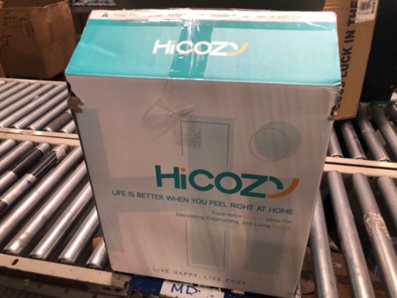 Photo 2 of **USED NOT COMPLETE FOR PARTS*** HiCOZY Dual-Mode Nugget Ice Maker Countertop, Compact Crushed Ice Maker, Produce Ice in 5 Mins, 55LB Per Day, Self-Cleaning and Automatic Water Refill, Suitable for Home, Office, Party, Bar (Black) Standard Black-Dual Mode
