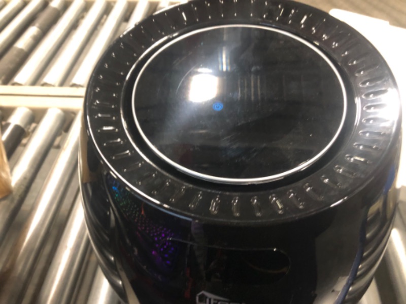 Photo 3 of Air Fryer 6.9QT/6.5L, Uten 1700W High-power 8 in 1 Deep Frying Mode, Rapid Heating up, Non-Stick Oven, Oilless Cooking, Fast Heat up/Time Control, LED Digital Touchscreen, Black 6.9QT/6.5L Air fryer 3