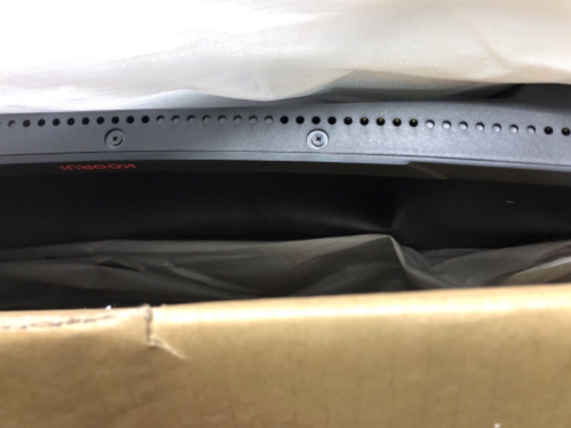 Photo 1 of **USED** KOORUI Curved 27 Inch Gaming Monitor, Full HD 1080p R1800 165Hz VA Computer Monitor, 90% DCI-P3, Built-in Adaptive Sync, 1 x Display Port 1.2 & 2 x HDMI 1.4, Eye Care, VESA Compatible, Black 27E6C 27in 165Hz 27E6C
