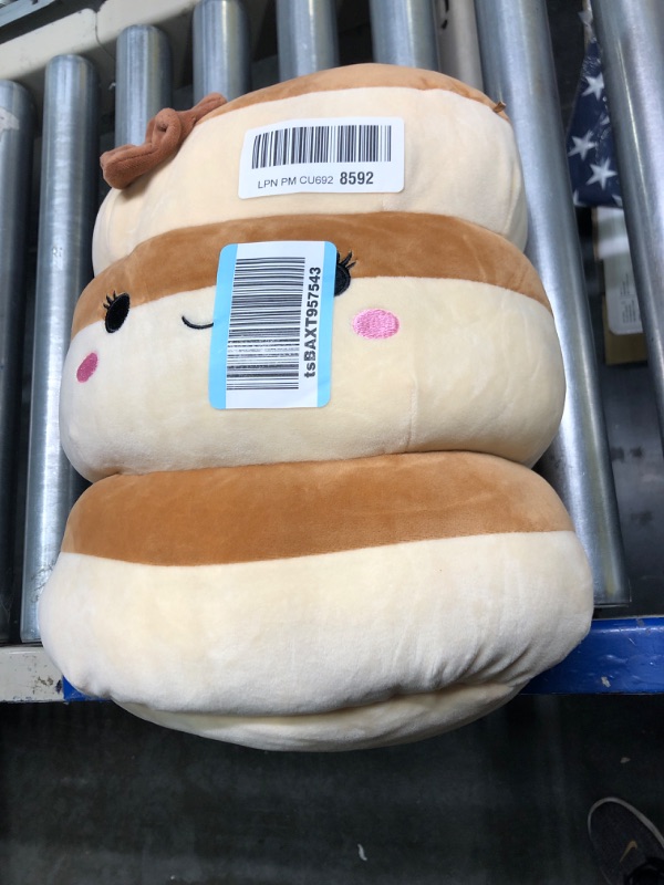 Photo 1 of Squishmallows Original 12-Inch Rayen Pancake 3-Stack with Butter Flower - Medium-Sized Ultrasoft Official Jazwares Plush