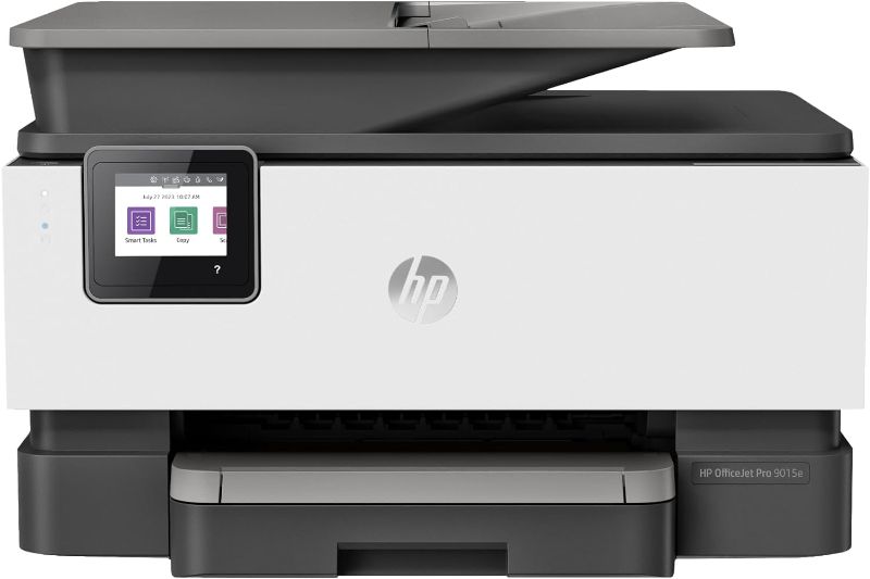 Photo 1 of HP OfficeJet Pro 9015e Wireless Color All-in-One Printer with bonus 6 months Instant ink with HP+ (1G5L3A),Gray