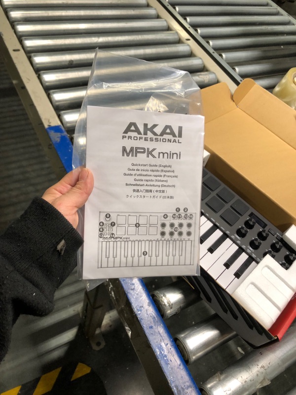 Photo 4 of AKAI Professional MPK Mini MK3 - 25 Key USB MIDI Keyboard Controller With 8 Backlit Drum Pads, 8 Knobs and Music Production Software Included MPK Mini MPK Mini Only