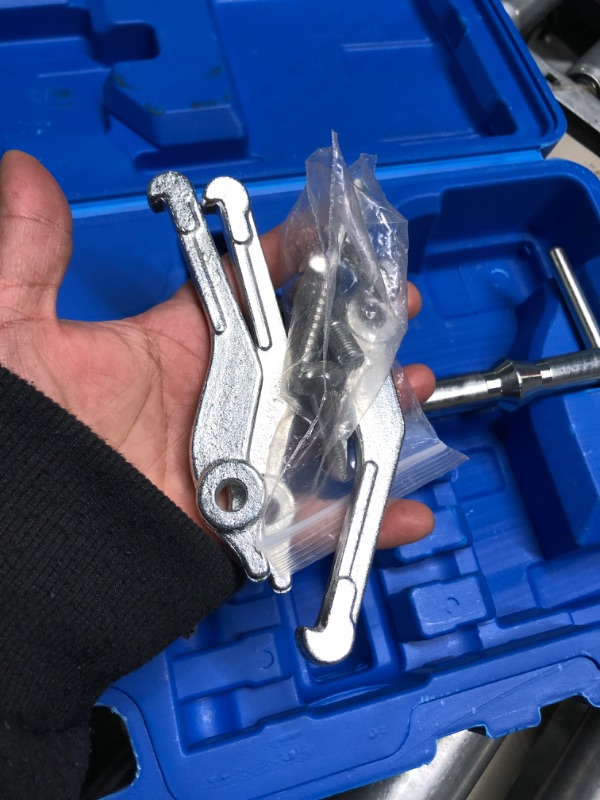 Photo 1 of ATPEAM 16pcs Slide Hammer Dent Puller Set, 5lb Slide Hammer Axle Bearing Dent Hub 2 3 Internal External Gear Puller Set Auto Body Truck Repair Took Kits