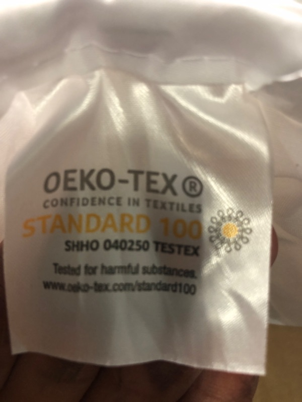 Photo 3 of  OEKO TEX Standard 100 Textile, Duvet Insert, Washable Comforter, White, King/Cal King