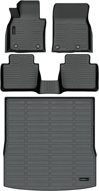 Photo 1 of Auxko All Weather Floor Mats Cargo Liner Fit for Mazda CX-50 2023 2024 TPE Rubber Liners Set CX50 Accessories All Season Guard Odorless Anti-Slip Floor Mats Cargo Liner