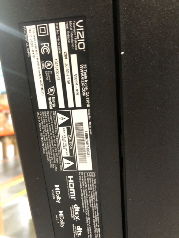 Photo 3 of VIZIO 50" Class V-Series - V505M-K09 - 4K Ultra HD - Smart TV WiFi 6E Tri-Band - Gaming - AMD FreeSync & VRR Dolby Vision - HDR/HDR10+ Bluetooth Capable - IQ Active Processor - Voice Remote (Renewed)