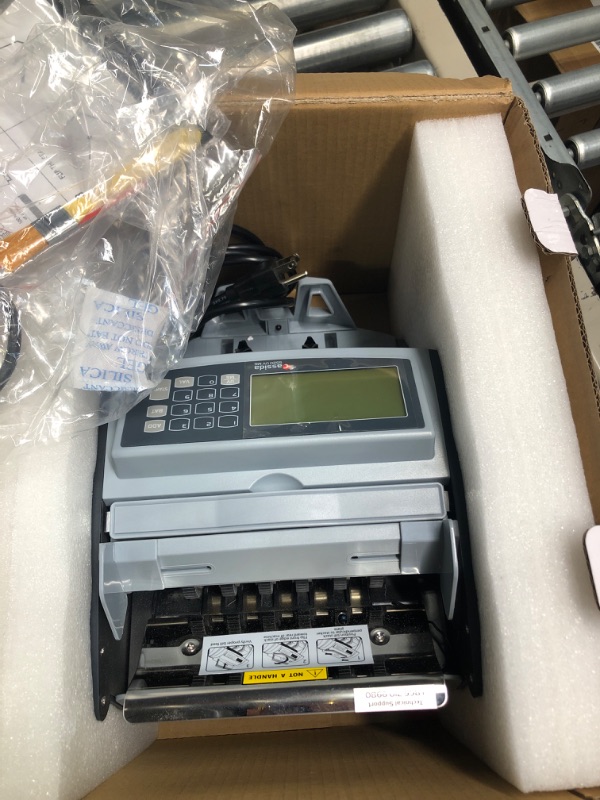 Photo 3 of Cassida 5520 UV/MG - USA Money Counter with ValuCount, UV/MG/IR Counterfeit Detection, Add and Batch Modes - Large LCD Display & Fast Counting Speed 1,300 Notes/Minute UV/MG Counterfeit Detection Detection