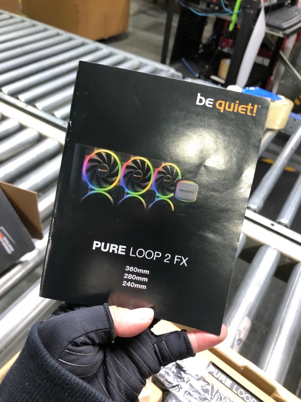 Photo 1 of be quiet! Pure Loop 2 FX 360mm, CPU Liquid Cooler for Intel Core i3/i5/i7/i9 or AMD Ryzen 3/5/7/9, ARGB LED Illumination, 3X Light Wings PWM high-Speed Fan -BW015 BW015 360mm ARGB