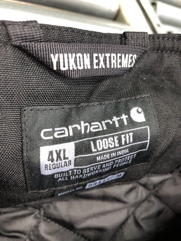 Photo 4 of Carhartt Men's Yukon Extremes Loose Fit Insulated Biberall 4XL