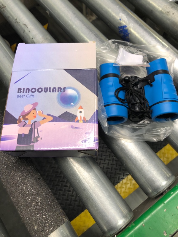 Photo 2 of Binoculars for Kids, Kids Binoculars for 3-12 Years Boys and Girls Valentines Day Gifts for Kids Toy Binoculars for Bird Watching, Educational Insights, Camping, Science, Detective Blue