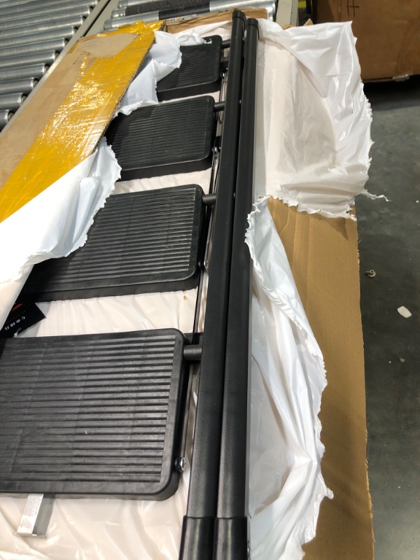 Photo 1 of 4 Steps Lightweight Aluminum Ladder Folding Step Stool Stepladders with Anti-Slip and Wide Pedal for Home and Kitchen Use Space Saving (Black) Black 4 Step
