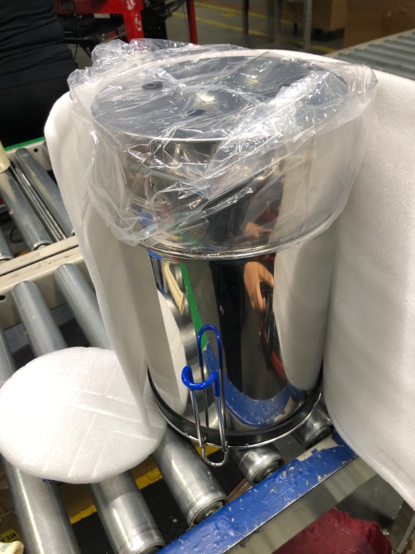 Photo 1 of Amwater NSF/ANSI 42&372 Certification 2.25G Stainless Steel Gravity-Fed Water Filter System with 2 Black Purification Filter, 2 Fluoride Water Filter,Sight Glass Spigot, 6inch Stand LT-2.25C