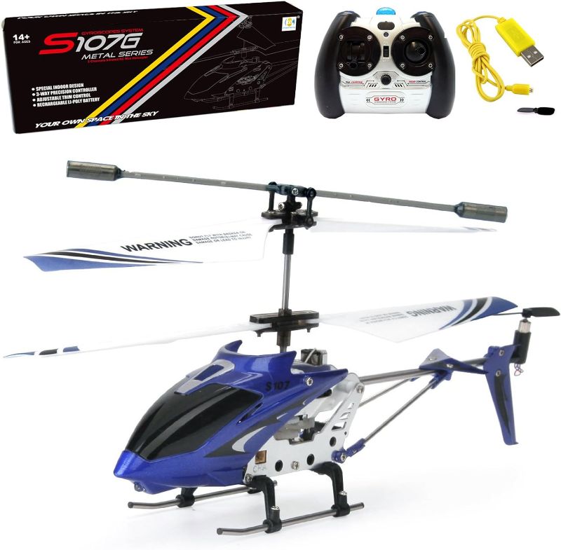 Photo 1 of 
Cheerwing S107/S107G Phantom 3CH 3.5 Channel Mini RC Helicopter with Gyro Blue