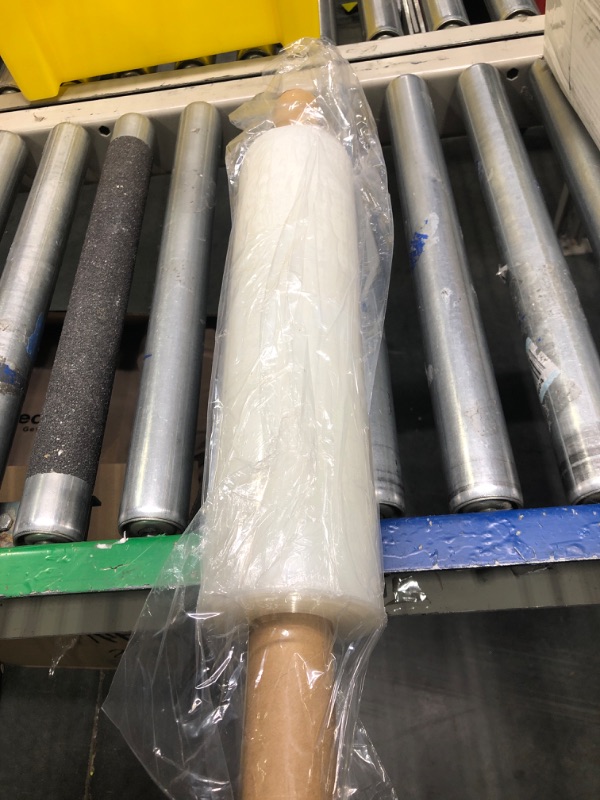 Photo 2 of 4 Pack Stretch Film Wrap - Industrial Clear Plastic Stretch Wrap 1000 Feet 80 Gauge with Handle, Cling Plastic Pallet for Packing, Moving Supplies, Duty Shrink Film Roll 15 Inch, BOMEI PACK