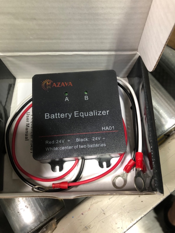 Photo 3 of Mazava HA01 Battery Equalizer 24V Battery Voltage Balancer Battery Group Bank Extend 12v Battery Life Support Gel Flood AGM Lithium Battery Balancer