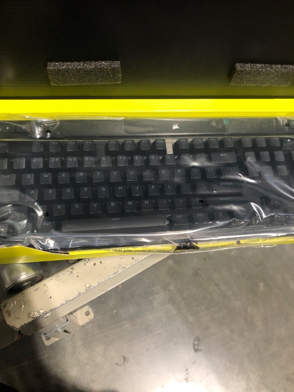 Photo 3 of Corsair K70 RGB PRO Wired Mechanical Gaming Keyboard (CHERRY MX RGB Speed Switches: Linear and Rapid, 8,000Hz Hyper-Polling, PBT DOUBLE-SHOT PRO Keycaps, Soft-Touch Palm Rest) QWERTY, NA - Black Cherry Speed- Fast K70 RGB PRO Black